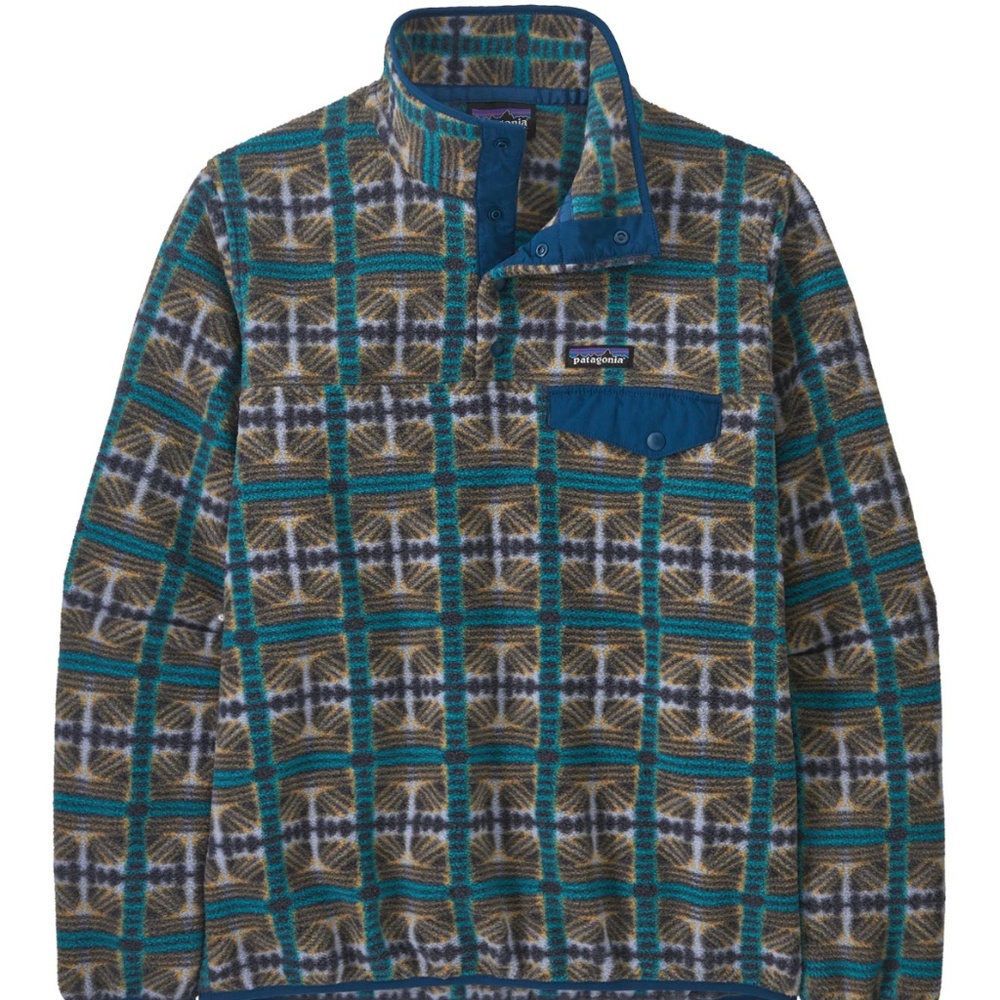 Patagonia Synchilla Snap Fleece Pullover in Snowbeam